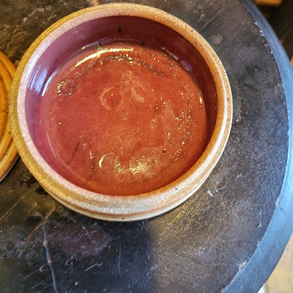 Mid-Century Modern Japanese Ceramic Trinket Dish w/ Fish Lid Signed - Picture 4 of 13